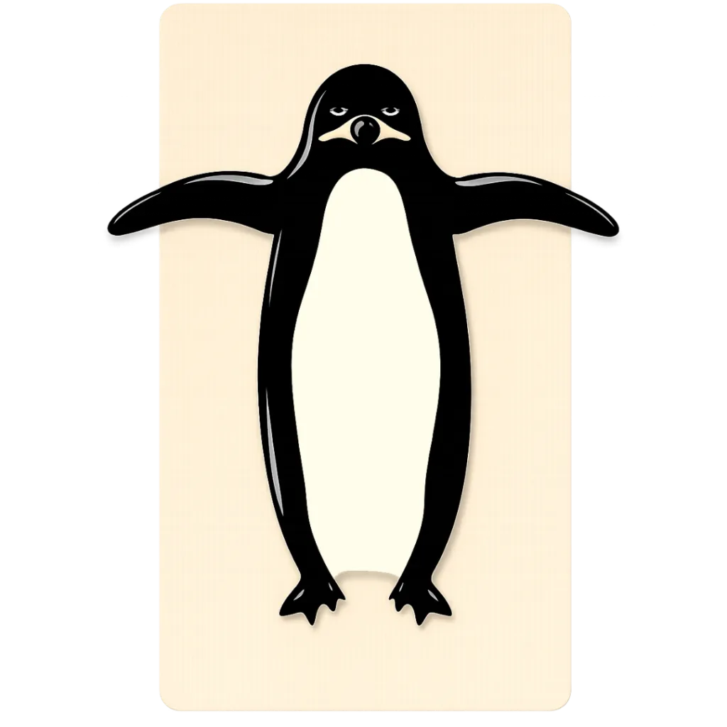 Pinguin auf Yogamatte, Sound Bath und Entspannung im Kaiserufer Hamburg