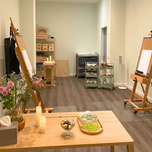 Kunsttherapie-Raum im Kaiserufer Hamburg